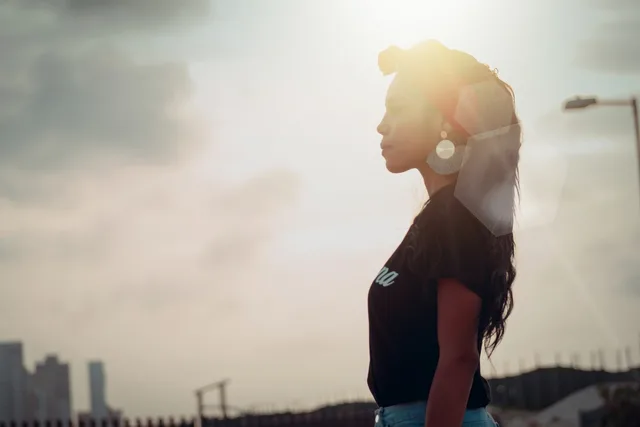 woman, model, sunset, sunshine, young, female, nature, sunlight, fashion, freedom, girl, face, summer, city, running, outdoors, fitness. AI Applications in Creator Discovery Platforms: Task Boundaries