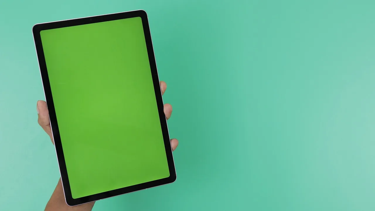 tablet, display, screen, green screen, hands, holding, green screen, green screen, green screen, green screen, green screen
