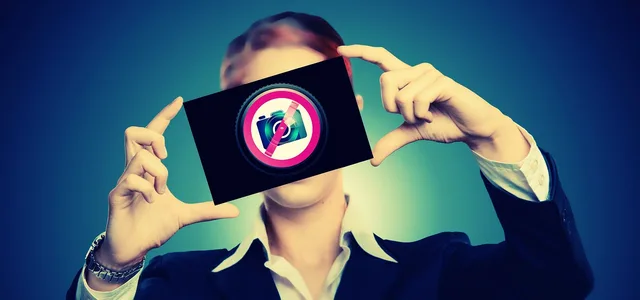 taking photos, person, woman, businesswoman, model, board, sign, figure, ban, law, regulation, set, data protection regulation, dsgvo, camera, hand, eu law, lens, photographer, photo, girl. UK compliance for creator platforms, from public-source data to advertising recognition